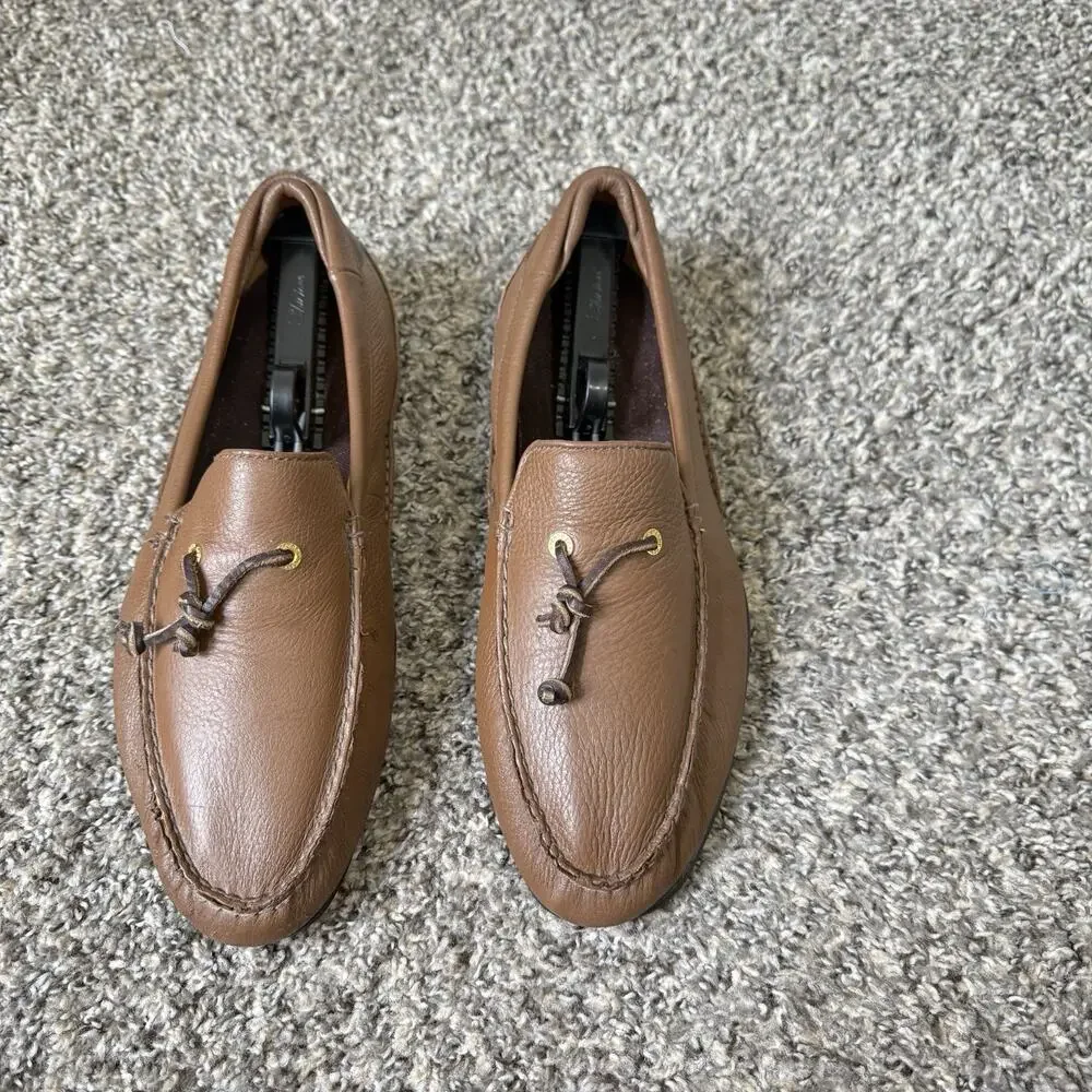 Sperry Top-Sider Men 11.5 M Brown Leather Gold Cup Driving Comfort Loafers Shoe